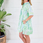 Arielle Sea Shell Shirt Dress