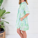 Arielle Sea Shell Shirt Dress