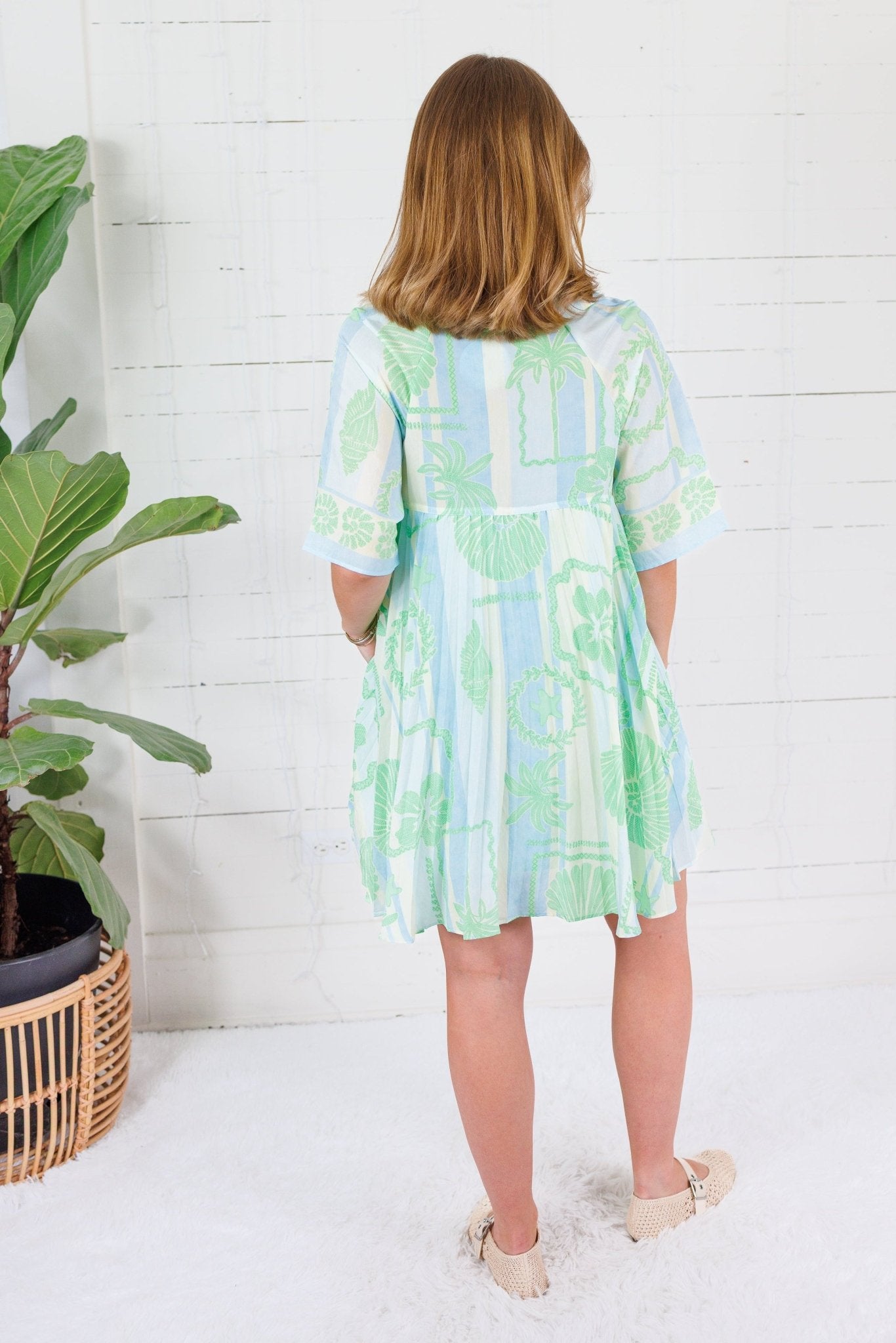 Arielle Sea Shell Shirt Dress