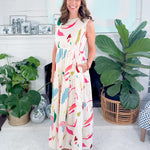 Arlo Palette Play Maxi Dress Crosby by Mollie Burch