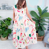 Arlo Palette Play Maxi Dress Crosby by Mollie Burch