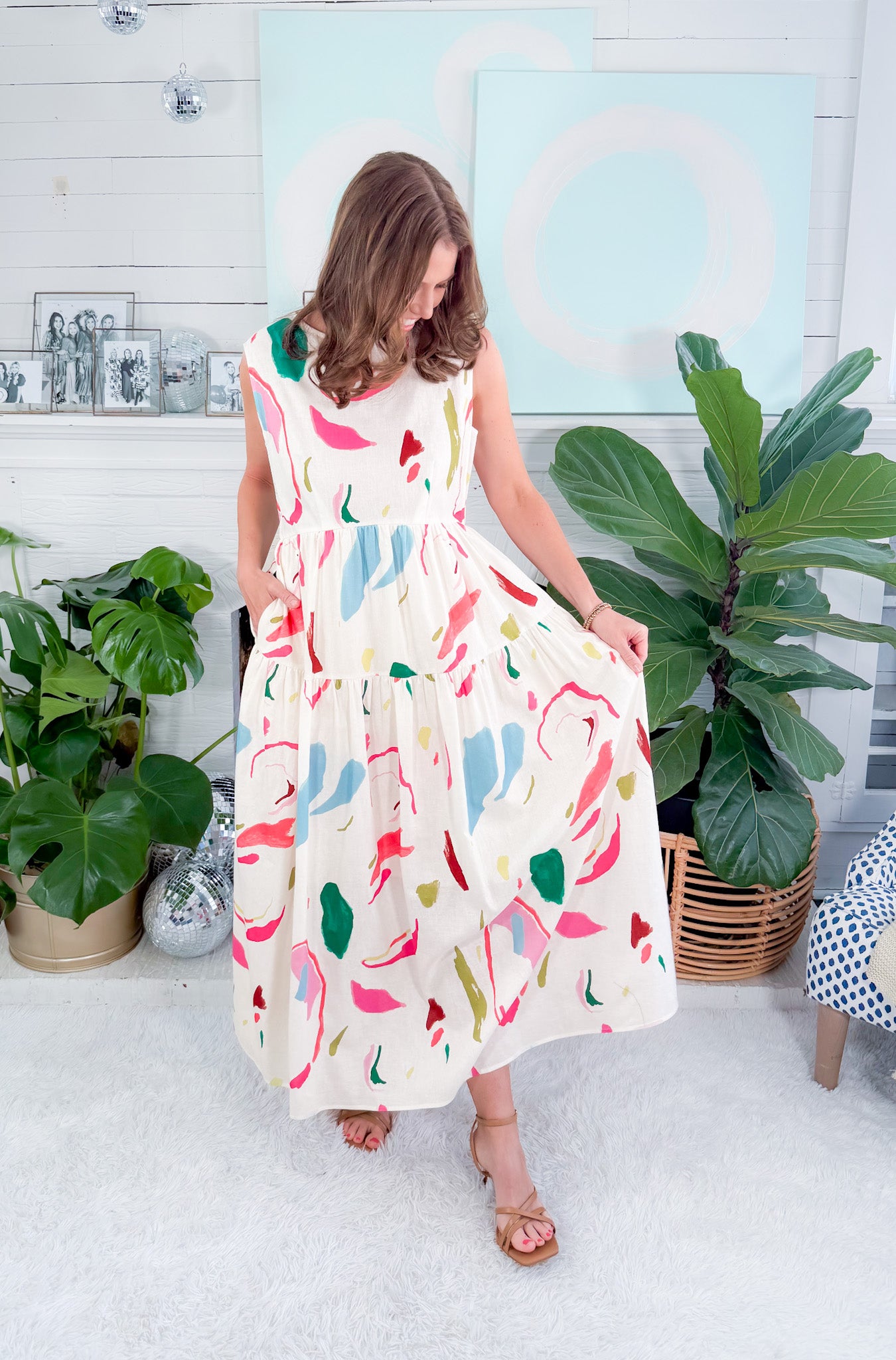 Arlo Palette Play Maxi Dress Crosby by Mollie Burch