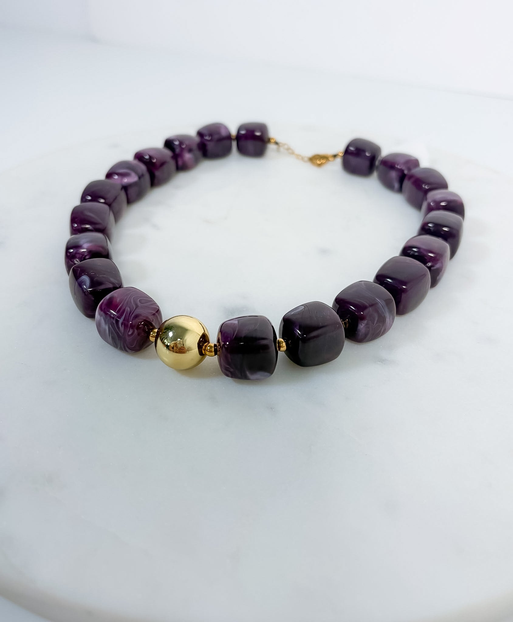 Arnette Amethyst Beaded Necklace