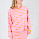 Arnold Pink + Orange Striped Skort