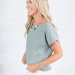 Aspen Sage Boatneck Sweater Be Cool