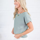 Aspen Sage Boatneck Sweater Be Cool