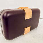 Atenas Burgundy Clutch