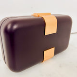 Atenas Burgundy Clutch