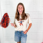 Auburn Tigers Mascot Flag Natural Tee
