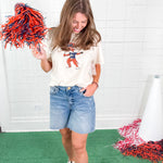Auburn Tigers Mascot Flag Natural Tee