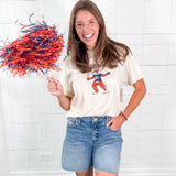Auburn Tigers Mascot Flag Natural Tee