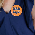 Auburn Retro War Eagle Gameday Button
