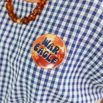 Auburn War Eagle Disco Ball Gameday Button