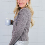 Austin Greige Iridescent Spangle Sweater Compania Fantastica