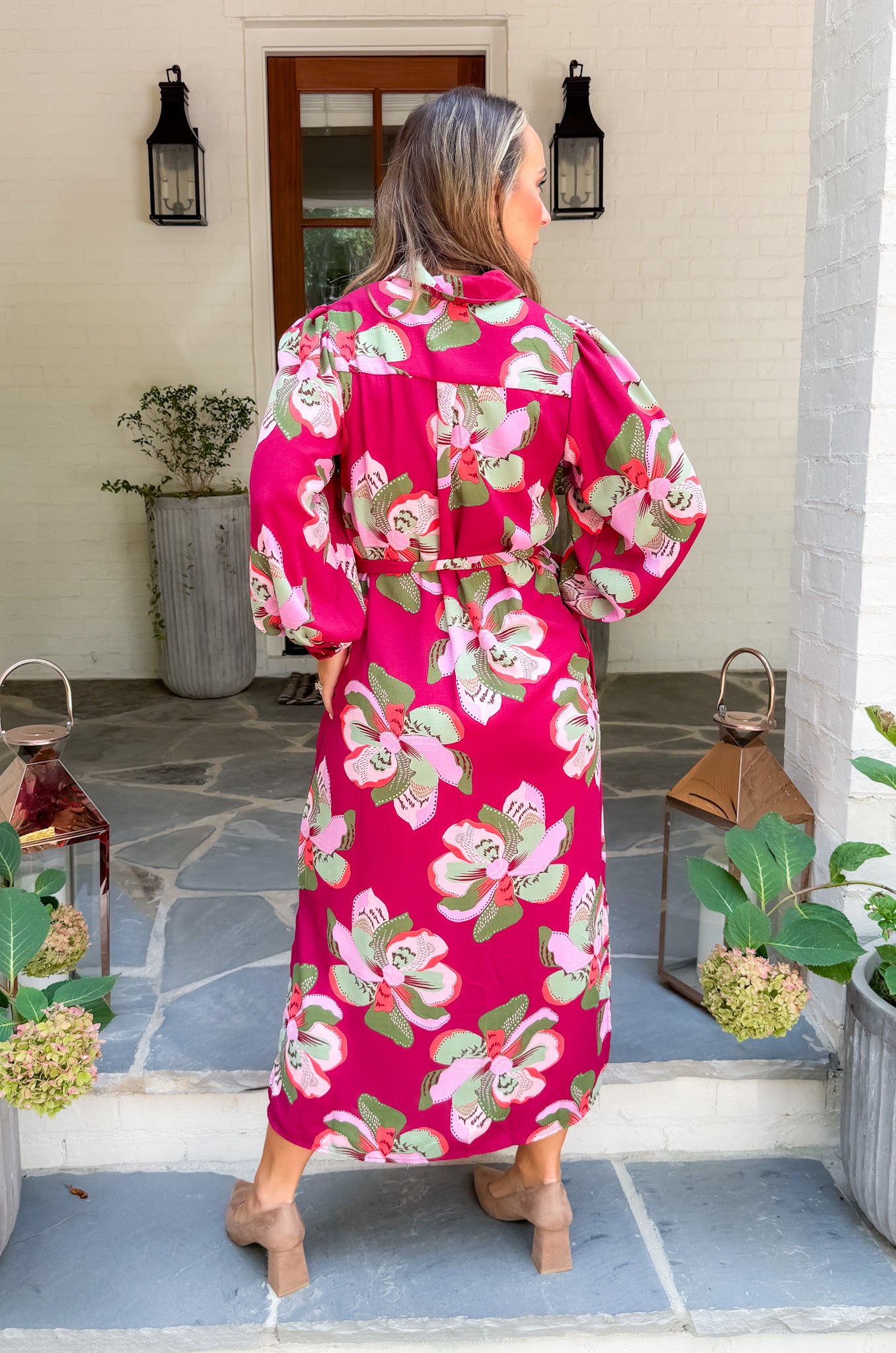 Ava Plum Center Stage Dress Mary Square