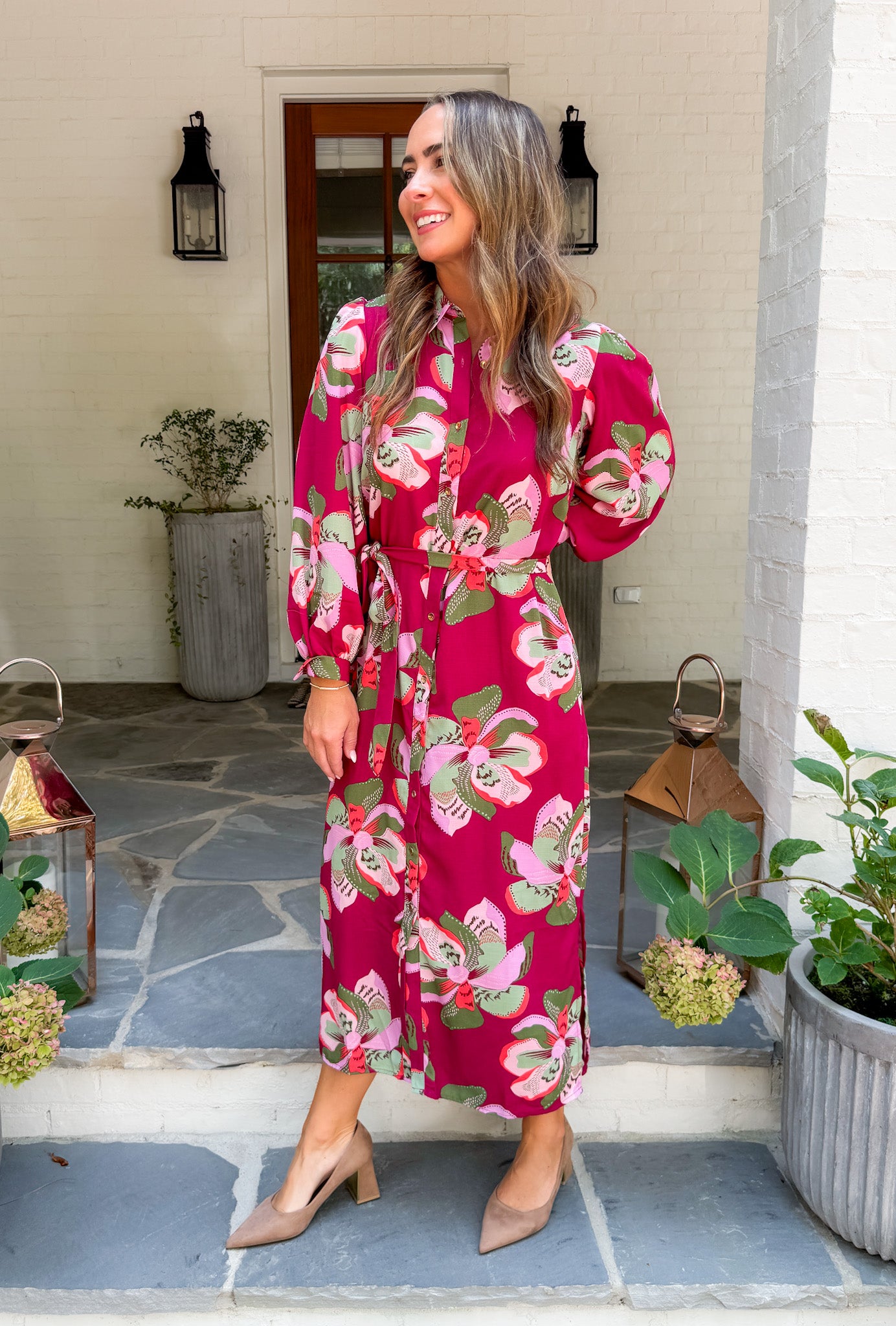 Ava Plum Center Stage Dress Mary Square