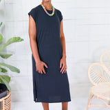 Avalon Vintage Black Ultra Soft Knit Dress Be Cool 