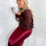 Axel Brown Turtleneck Sweater Lucy Paris