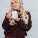 Axel Brown Turtleneck Sweater Lucy Paris