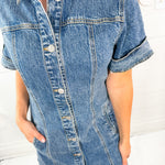 Baltic Denim Shift Dress Habitual