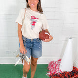 Bama Mascot Flag Natural Tee