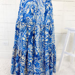 Barnes Azure Maxi Skirt Flying Tomato