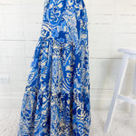 Barnes Azure Maxi Skirt Flying Tomato
