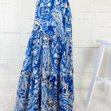Barnes Azure Maxi Skirt Flying Tomato