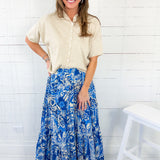 Barnes Azure Maxi Skirt Flying Tomato