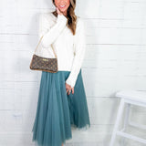 Barnes White Fray Sweater Elan