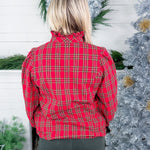 Barton Red Plaid Top Entro