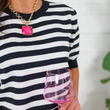 Bates Classic Black Stripe Sweater