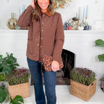 Baylor Brown Quilted Jacket Jodifl