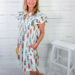 Baylor Mint + Blush Mini Dress