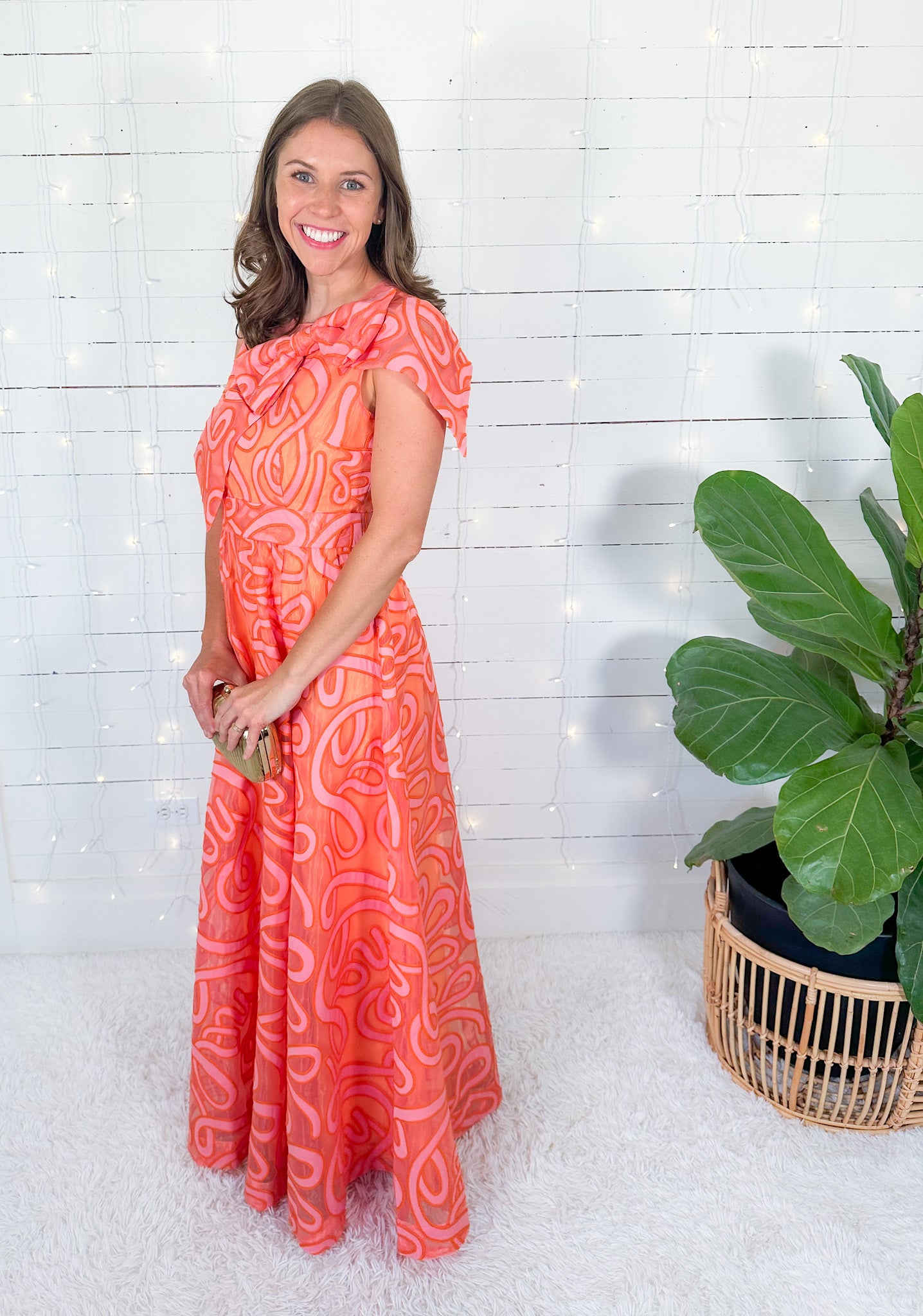 Bella Coral Joy Maxi Dress Emily McCarthy