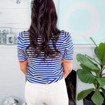 Benny Blue Stripe Tee Entro