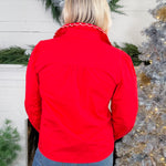 Benton Red Scallop Edge Top Jodifl 
