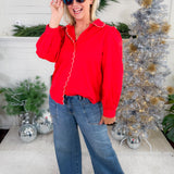 Benton Red Scallop Edge Top Jodifl 