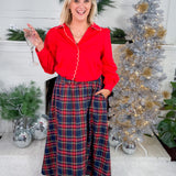 Benton Red Scallop Edge Top Jodifl 