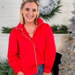 Benton Red Scallop Edge Top Jodifl 