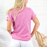 Bethany Rose Slub Pocket Tee Staccato 