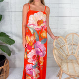 Betsy Sunset Blooms Maxi Dress