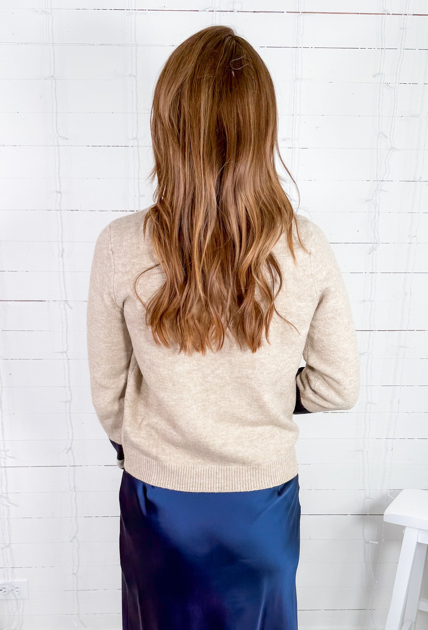 Betsy Toast Knit Flag Sweater THML