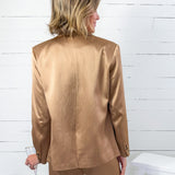 Betty Molten Taupe Gold Blazer Lucy Paris