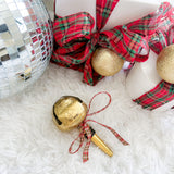 Big Jingle Bell Gold Bottle Stopper