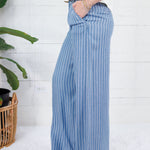 Blake Blue Ribbon High Rise Wide Leg Pant Kut