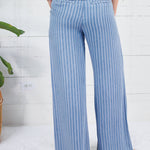 Blake Blue Ribbon High Rise Wide Leg Pant Kut