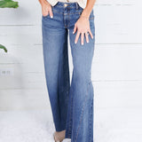 Blake Brightly Double Waistband Wide Leg Jean Kut