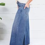 Blake Brightly Double Waistband Wide Leg Jean Kut