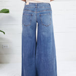Blake Brightly Double Waistband Wide Leg Jean Kut
